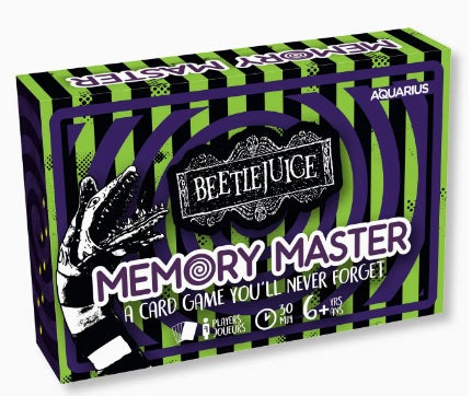 Jeu de cartes Beetlejuice Memory Master en anglais