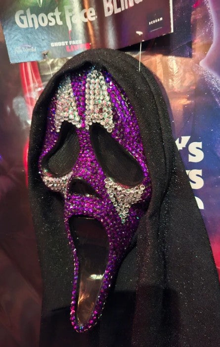 Masque Ghost Face Bling Violet