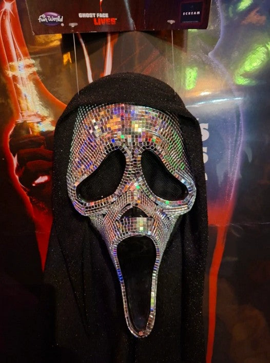 Masque Ghost Face Disco Blanc