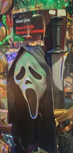 Masque Ghost Face avec couteau