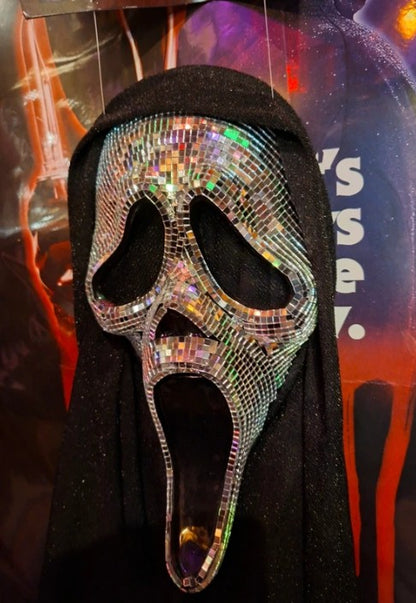 Masque Ghost Face Disco Blanc
