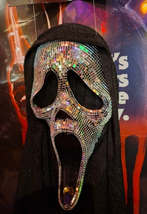 Masque Ghost Face Disco Blanc