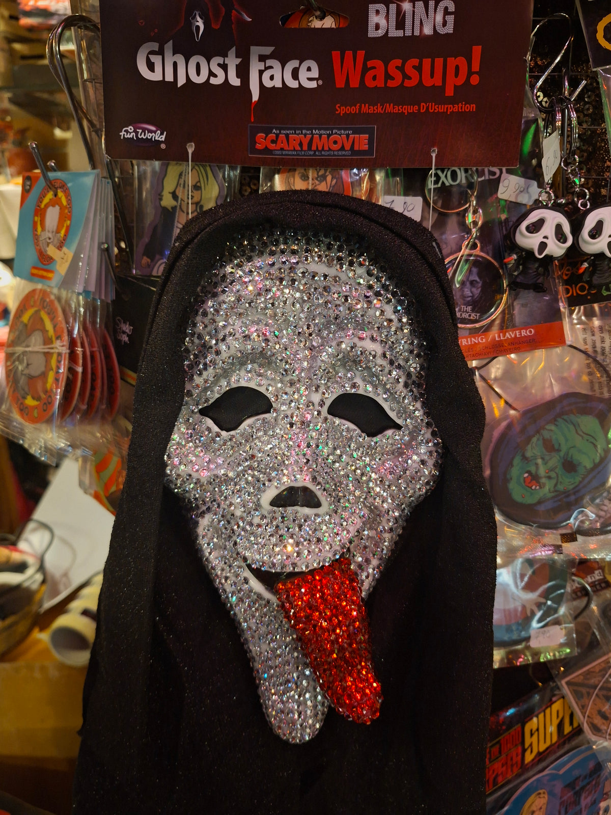 Scary movie wassup ! Masque bling