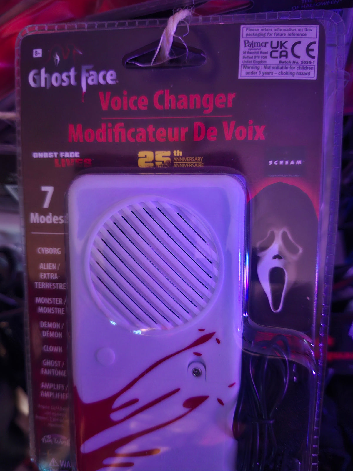 Voice changer ghost face