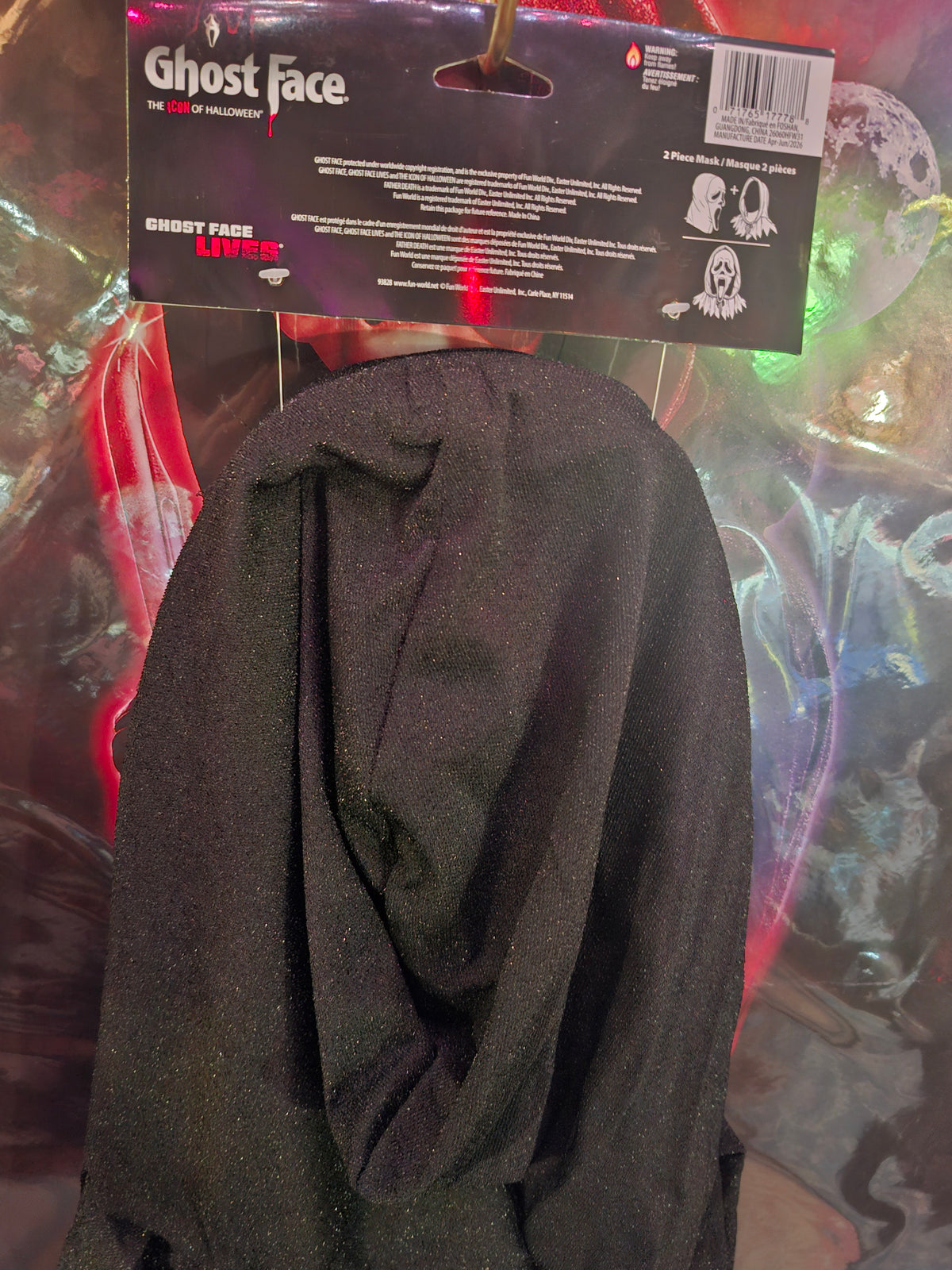 Masque 30ieme anniversaire ghost face