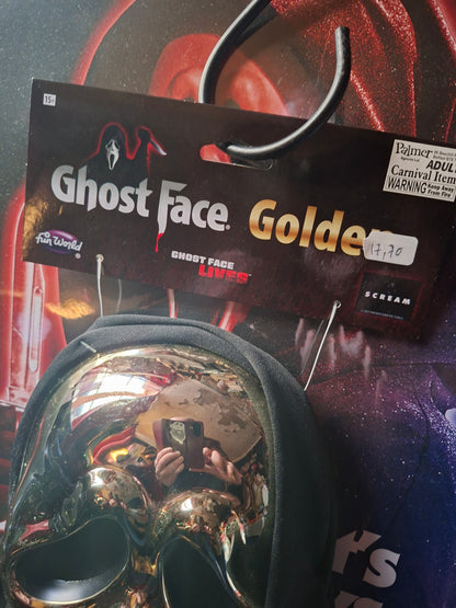 Masque ghost face Golden