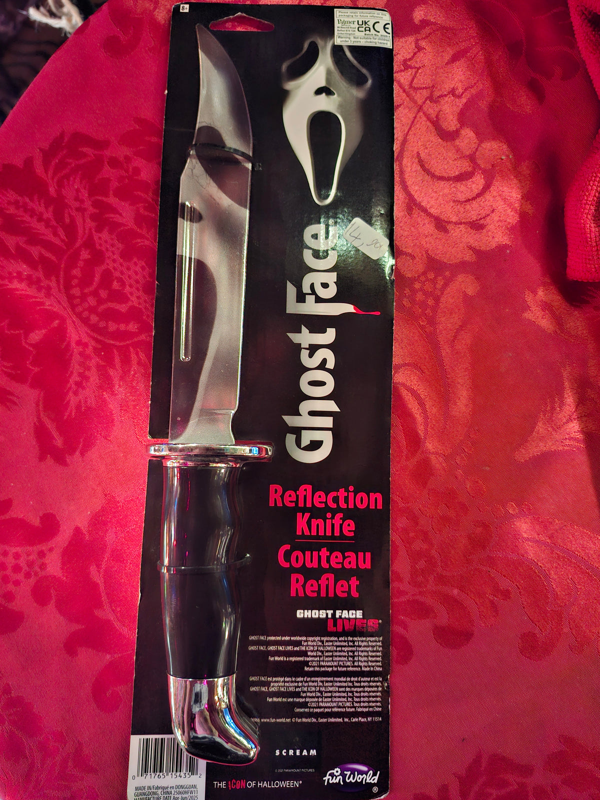 Couteau reflet ghost face