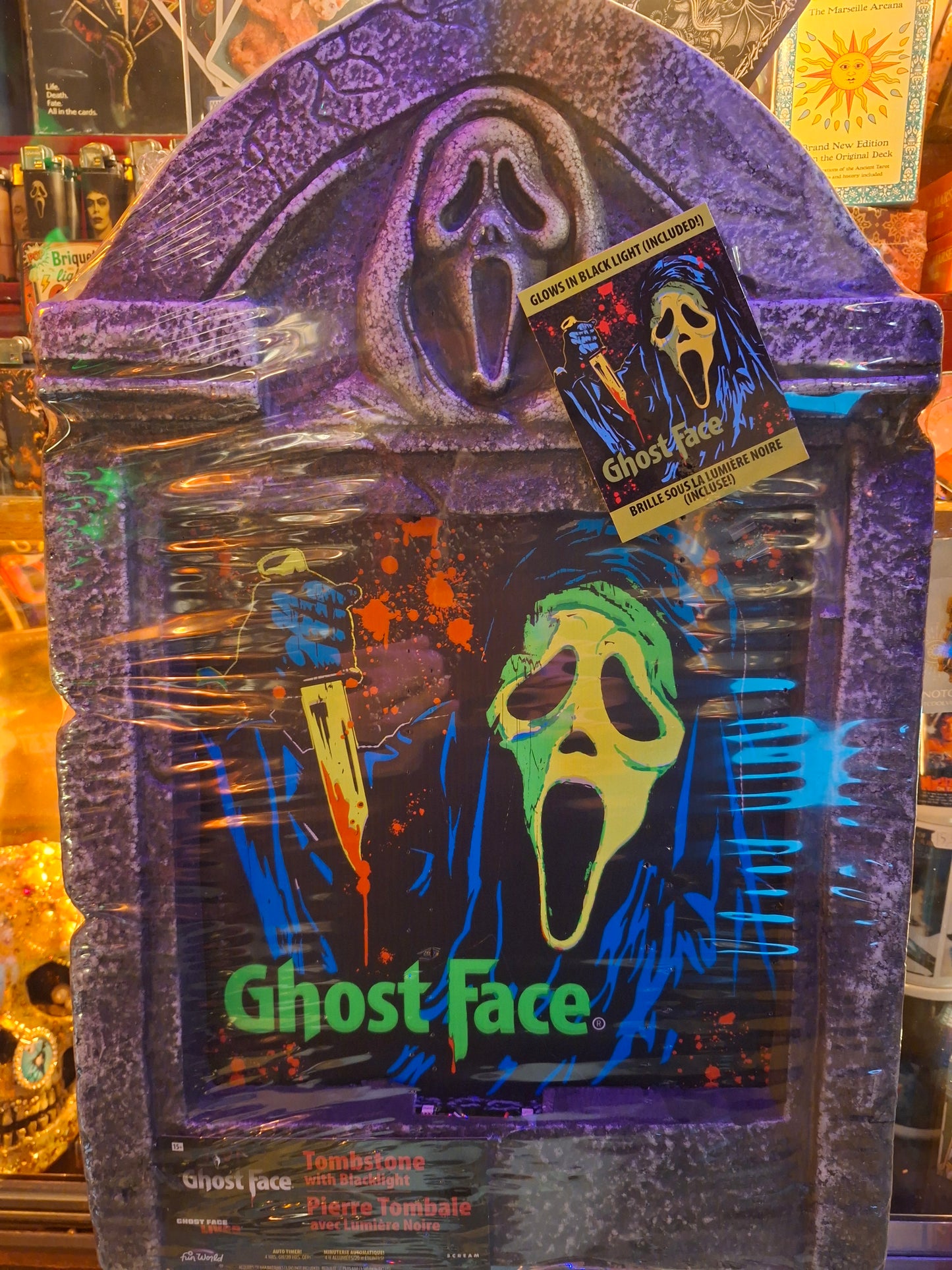 Pierre tombale ghost face
