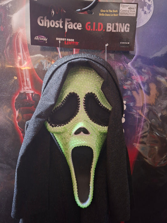 Masque Ghost Face G.I.D. bling