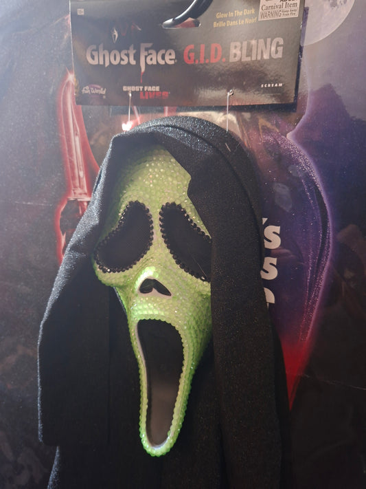 Masque Ghost Face G.I.D. bling